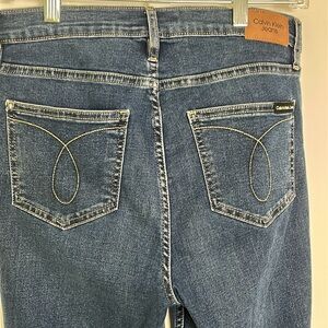 Calvin Klein High Rise Skinny Women's Size 10 Blue Jeans Denim Cotton Blend